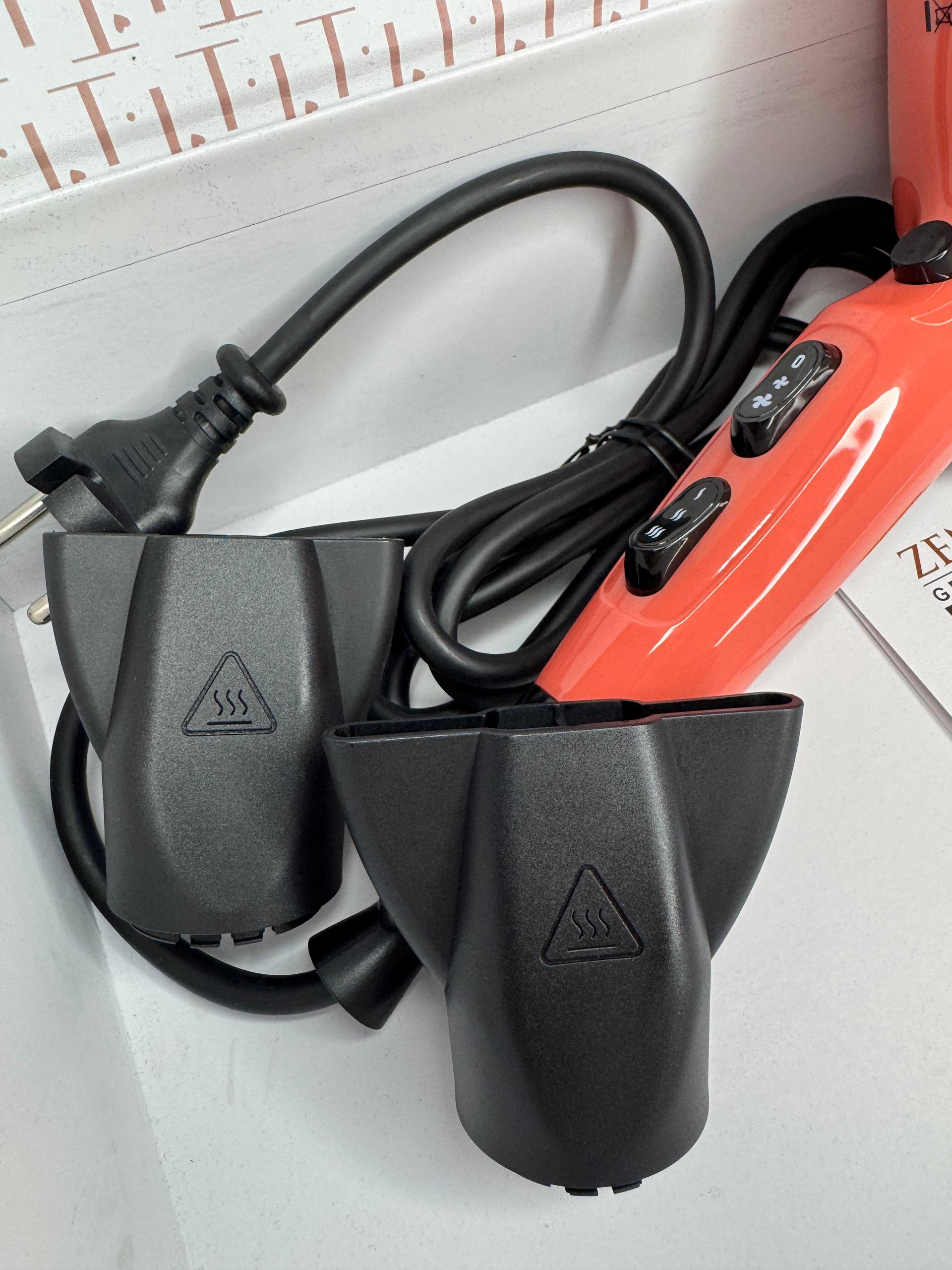 Shiptonic/ZENO Germany Pro Hair Dryer - Fast Dry & Smooth Finish (Coral)