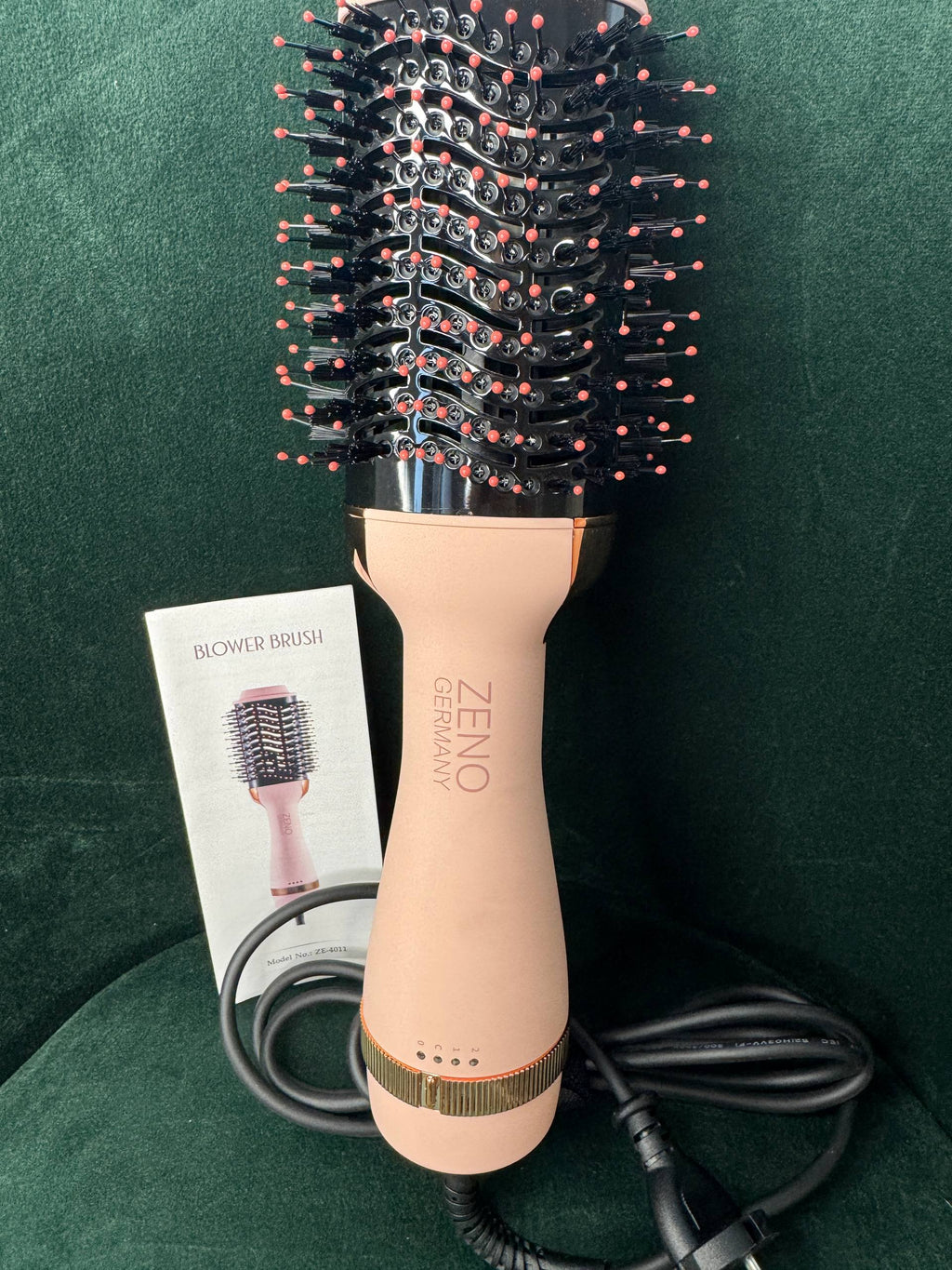 Shiptonic/ZENO Germany fűtött hajvasaló és simító (világos rózsaszín)