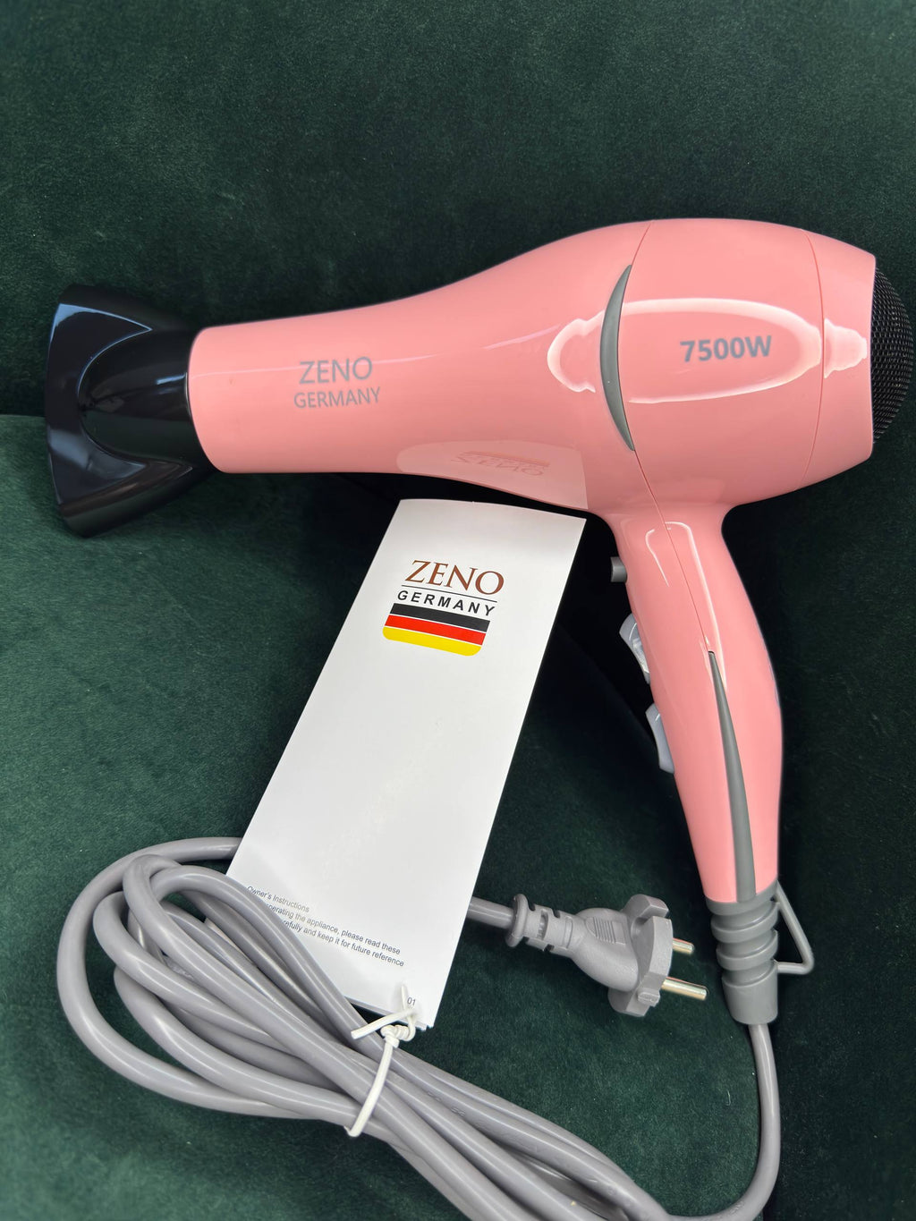 Shiptonic/ZENO Germany Style Duo szett – Hajszárító és hajvasaló (babarózsaszín/napsárga)